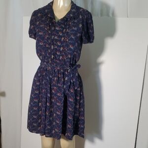 Polo Ralph Lauren Floral Navy Dress Size 16